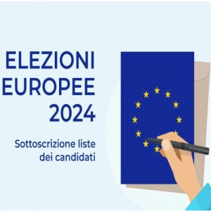 ELEZIONI EUROPEE 2024 – Raccolta sottoscrizioni per presentazione delle liste di candidati